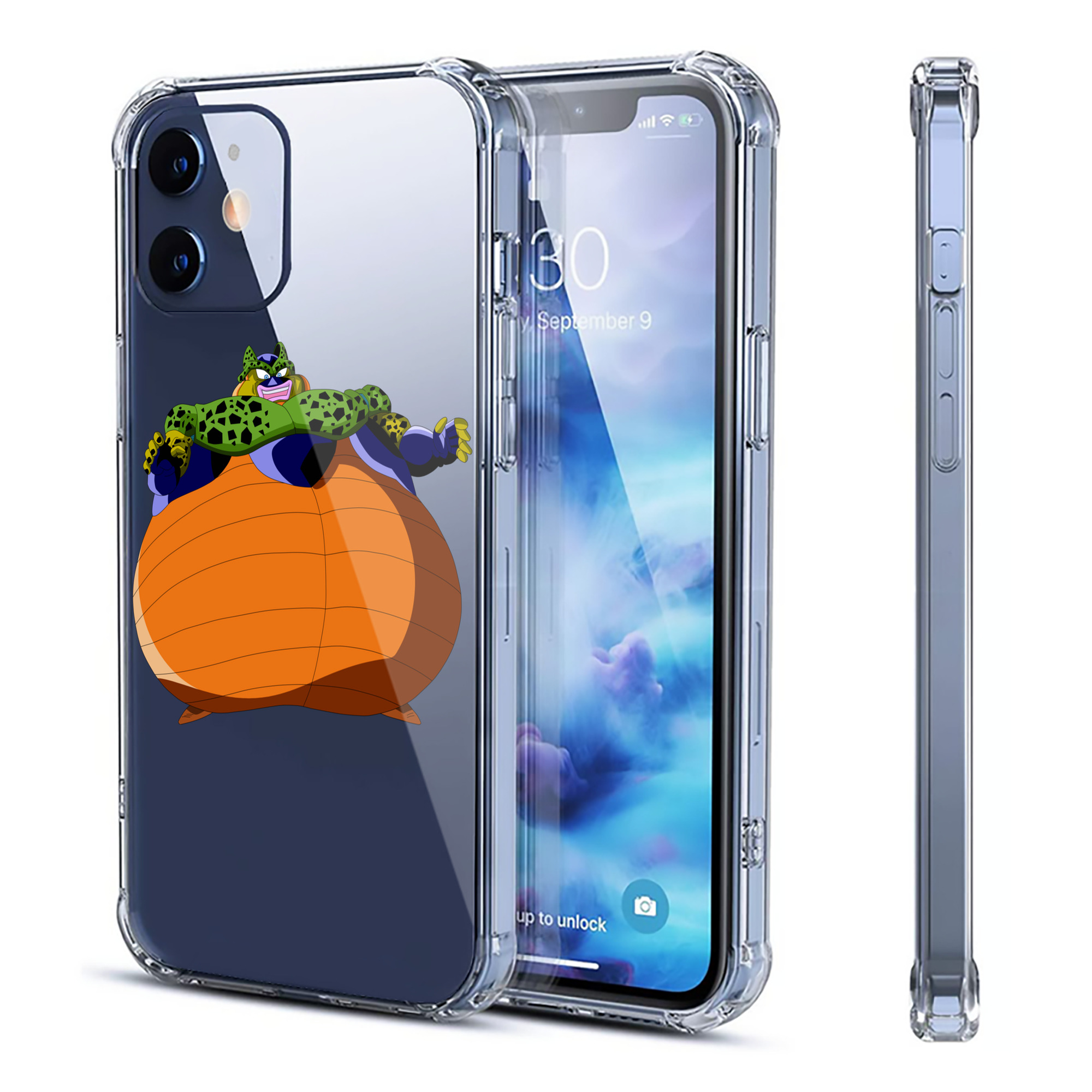 （画像用） ドラゴンボール セル DRAGON BALL Cell 【iPhone 12シリーズ対応】透明スマホケース（クリアソフトケース）